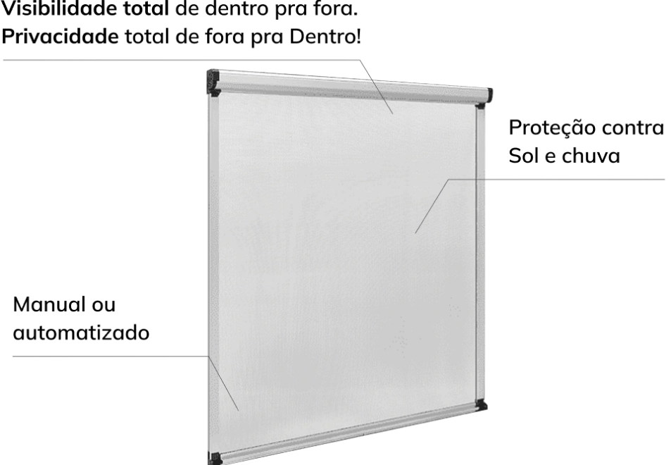 Toldos Screen e <br> Invisible Screen