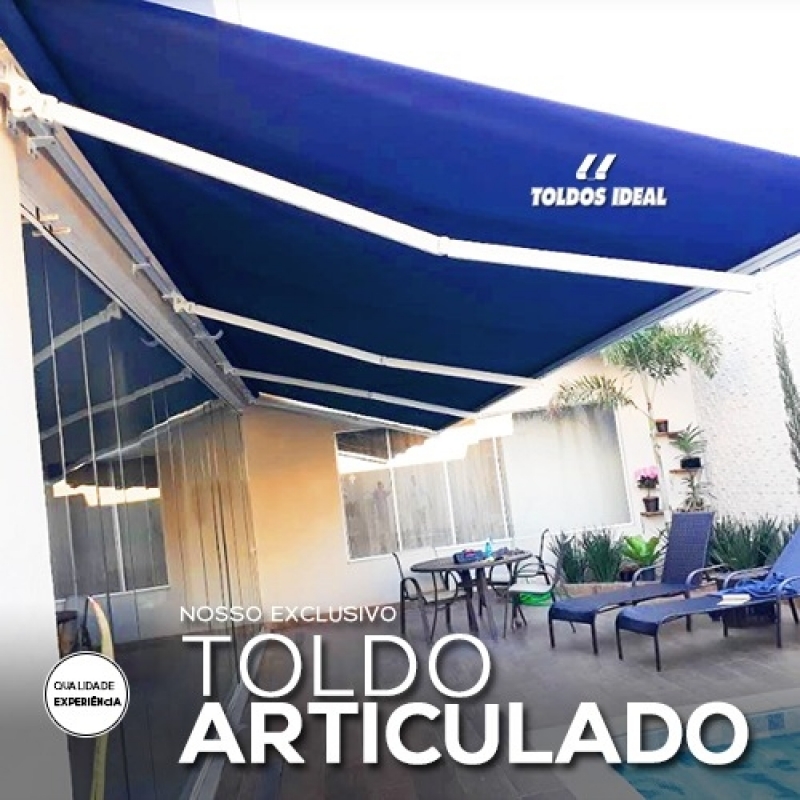 Quanto Custa Toldo Articulado Motorizado Jundiaí - Toldo Articulado Pequeno