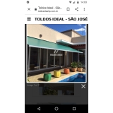 toldo articulado pequeno preço Lins