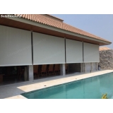 toldo cortina branco Limeira