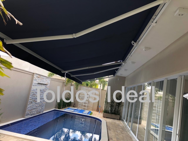 Toldo Articulado Automatizado Preço Rio Verde - Toldo Braço Articulado