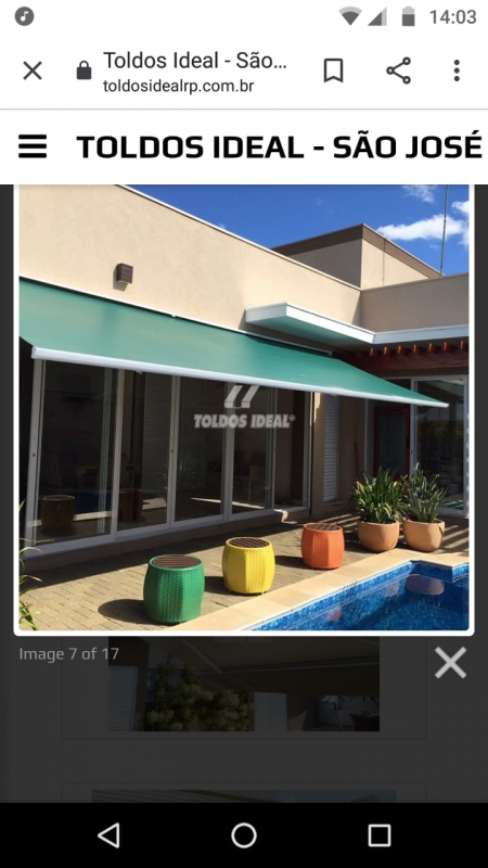 Toldo Articulado Pequeno Preço Jaú - Toldo Articulado Residencial